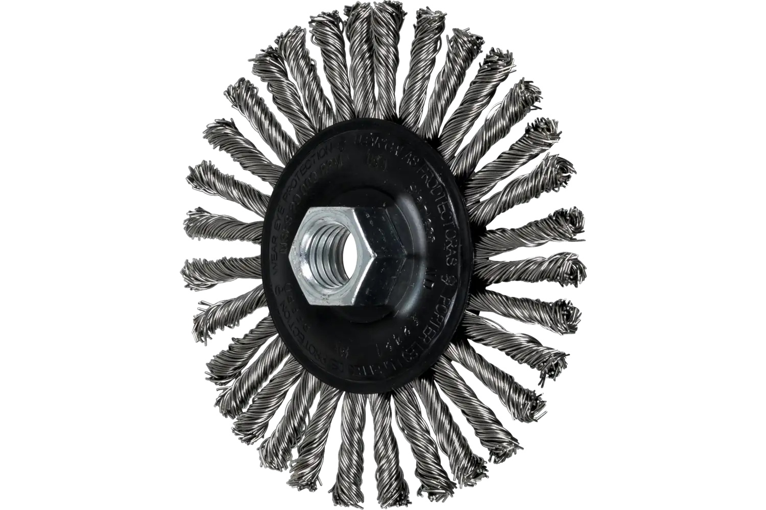 Picture of Pferd Combitwist® Stringer Bead Wheel Brush 4-1/2" Dia .020 Ss 5/8-11" Thread